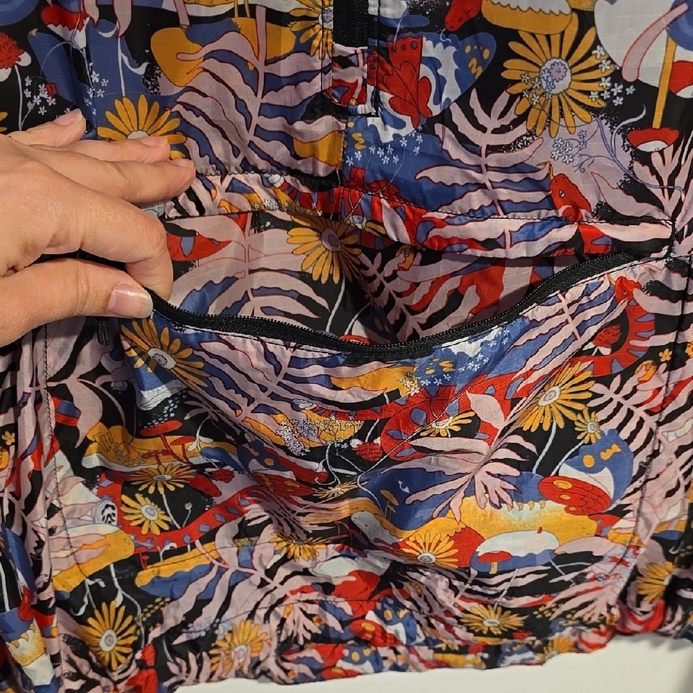 The North Face Multicolor Patterned Windbreaker R… - image 4